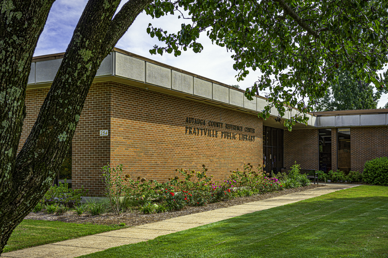Public Library Outdoor Entrance